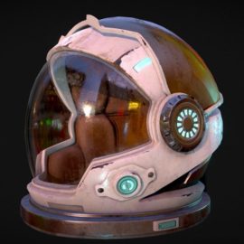 Cosmonaut Helmet 3D Model Free Download