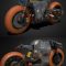 CyberPunk Motorcycle 3D Model Free Download