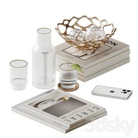 Decorative set for a coffee table Free Download