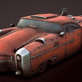 Fallout Coupe Redone 3D Model Free Download