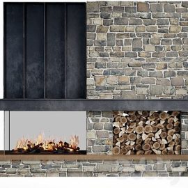 Fireplace modern 79 Free Download