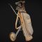 Golf Trolley & Clubs 3D Model Free Download