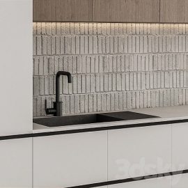 Kitchen Modern White and Wood 55 Free Download