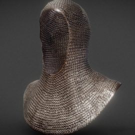 Knight Malien Headwear 3D Model Free Download