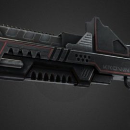 M.A.C.U.L.A SCIFI WEAPON HQ 3D Model Free Download