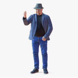 Man with hat 1213 3D Model Free Download