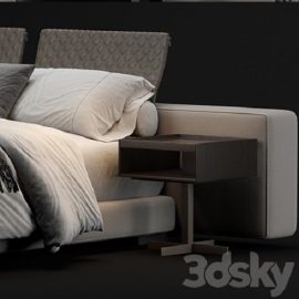 Minotti yang bed Free Download