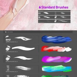 Oil Paint Photoshop Brushes Pack Free Download