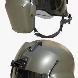 Pilot Helmet Gentex HGU 56P 3D Model Free Download