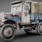 Postapocalypse truck level 1 3D Model Free Download