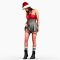 Santas Bad Girl 3D Model Free Download