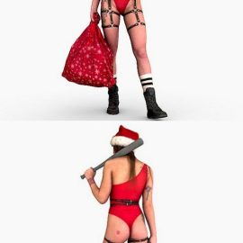 Santas Bad Girl Coming To You 3D Model Free Download