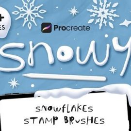 Snowy Procreate Stamp Brushes 8M8M8CQ Free Download