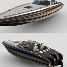 Speedboat 2 3D Model Free Download