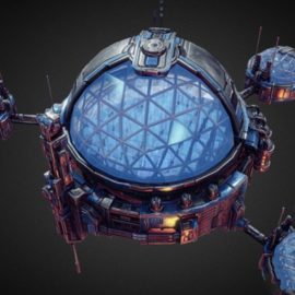 Starfall Tactics Science station 3D Model Free Download