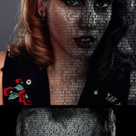 Text Portrait Photo Effect for Photoshop Free Download