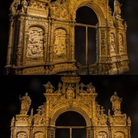 Trascoro de la Catedral de León (low poly) 3D Model Free Download