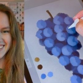 Watercolour Illustrations in Procreate – Draw Digital Fruit Art on your iPad