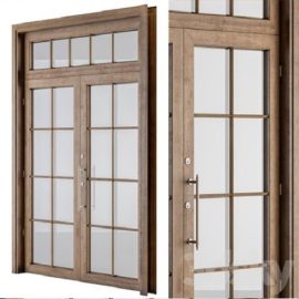 Wooden Vintage Glass Door Free Download