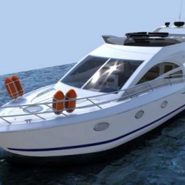 Yacht Cruise 208 3D Model Free Download