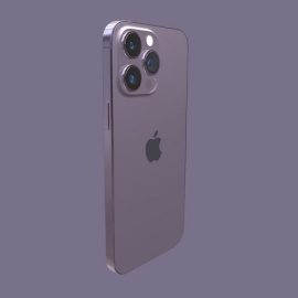 iPhone 14 Pro Max PBR 3D model Free Download