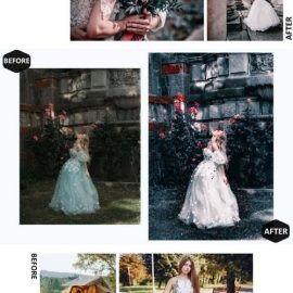 10 Teal and Red Photoshop Actions Free Download