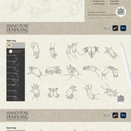 170+ Hand Pose of Dunhuang Musicians Free Download