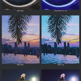 20 Vaporwave Neon Lightroom Presets & LUTs V72L6F7 Free Download