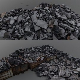 Asphalt junkyard 3D Model Free Download