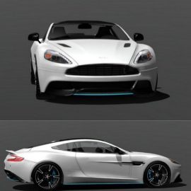 Aston Martin Vanquish 3D Model Free Download