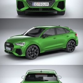 Audi RS Q3 Sportback 2020 3D model Free Download