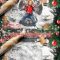 Backdrop Christmas Snow Angels in Flour Free Download