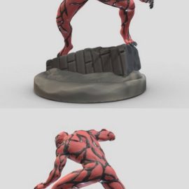 Carnage Low Poly PBR 3D Model Free Download