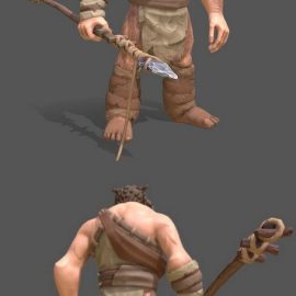 Caveman 3D Model Free Download