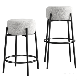 Cb2 Peg Upholstered Counter & Bar Stool Free Download