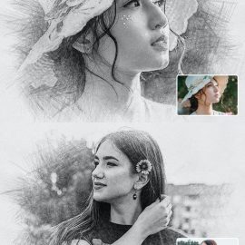 Charcoal Sketch Art Effect Free Download