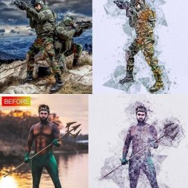 CreativeMarket – Edge Art Photoshop Action 6722856 Free Download