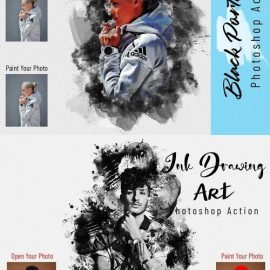 CreativeMarket – Watercolor Effect Photoshop Action Bundle 10888912 Free Download