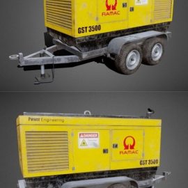 Diesel Generator 3D Model Free Download