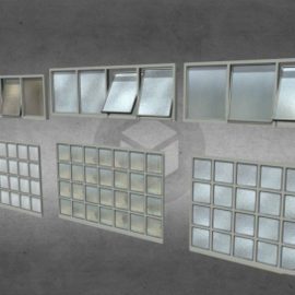 Factory windows pack 3D Model Free Download