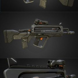 Famas TLX 3D Model Free Download