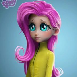 Fluttershy humanization Free Download