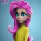 Fluttershy humanization Free Download