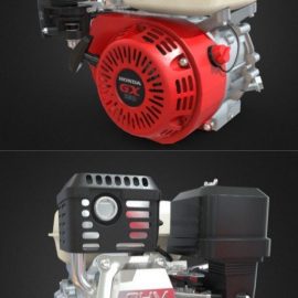 Gasoline Engine 3D Model Free Download