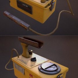 Geiger Counter 3D Model Free Download