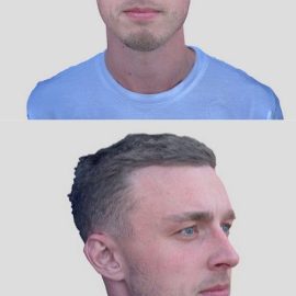 Head scan 04 (photogrammetry) 3D Model Free Download