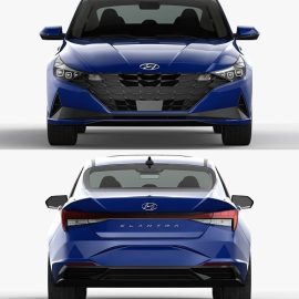 Hyundai Elantra 2021 3D model Free Download