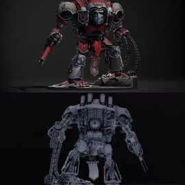 Imperial knight: house taranis 3D Model Free Download