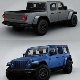 Jeep Wrangler Rubicon 392 2021 Gladiator 3D model Free Download