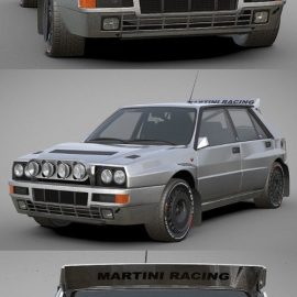 Lancia Delta HF Integrale evo 2 3D Model Free Download